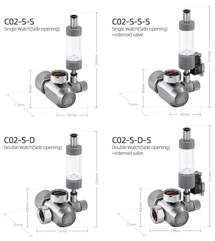Week Aqua Aquarium Co2 Gas Reg - Aquarium Liquid Carbon 评论和价格