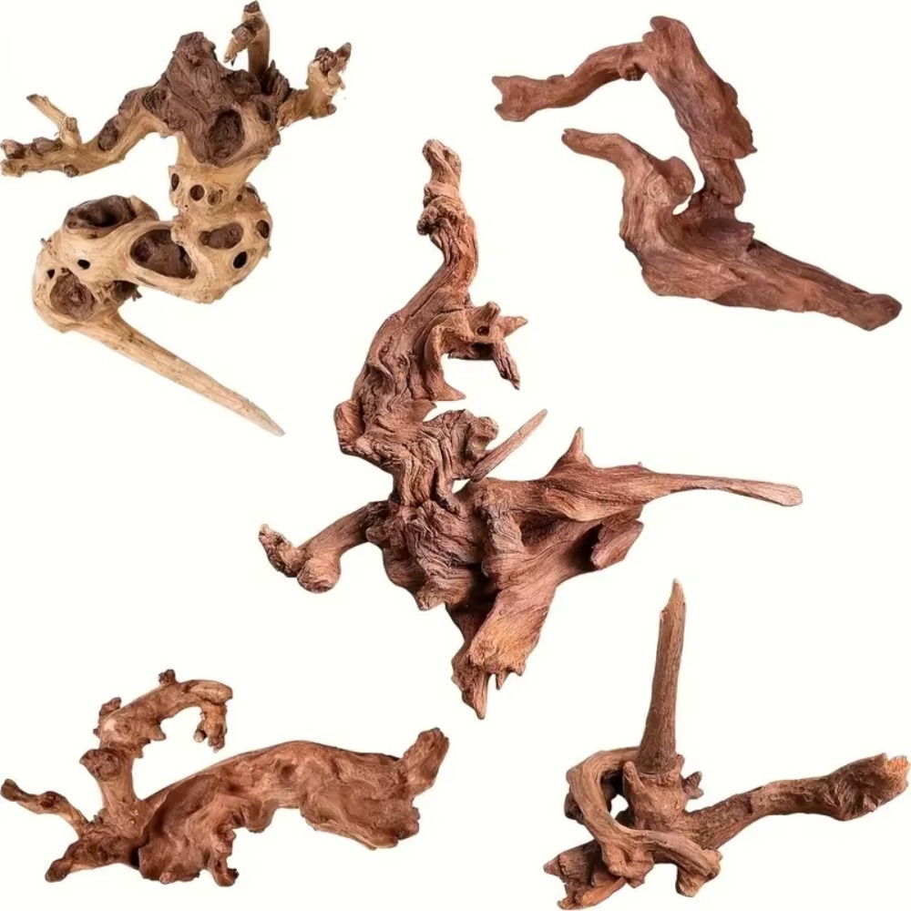 Natural Driftwood Aquarium Dec - Aquarium Driftwood 评论和价格