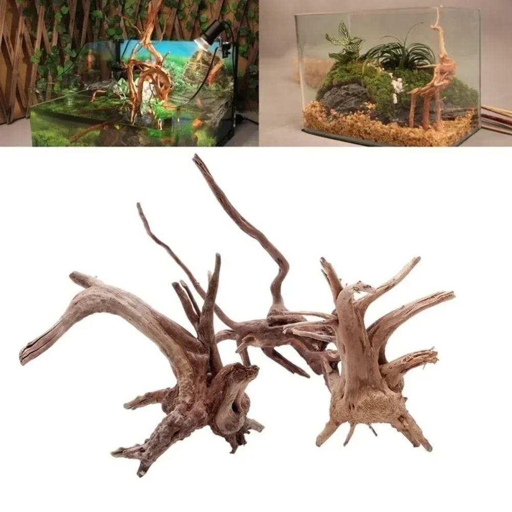 Natural Driftwood Aquarium Dec - Aquarium Driftwood 评论和价格