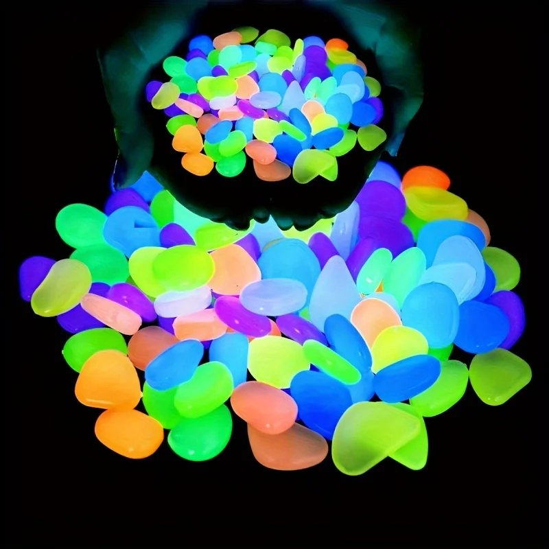 100pcs Resin Luminous Stones G - Plant Aquarium Pot 评论和价格