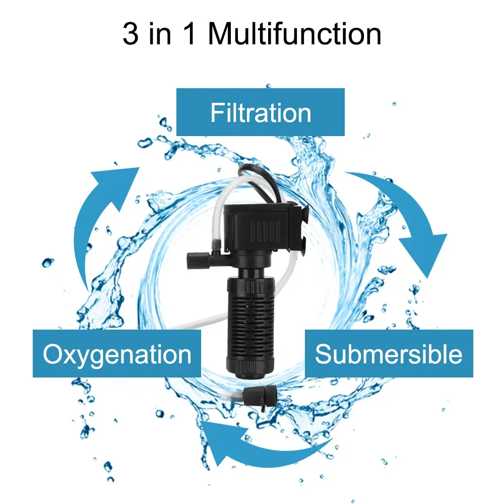 Mini Fish Tank Filter Quiet Su - Planted Aquarium Cleaning 评论和价格